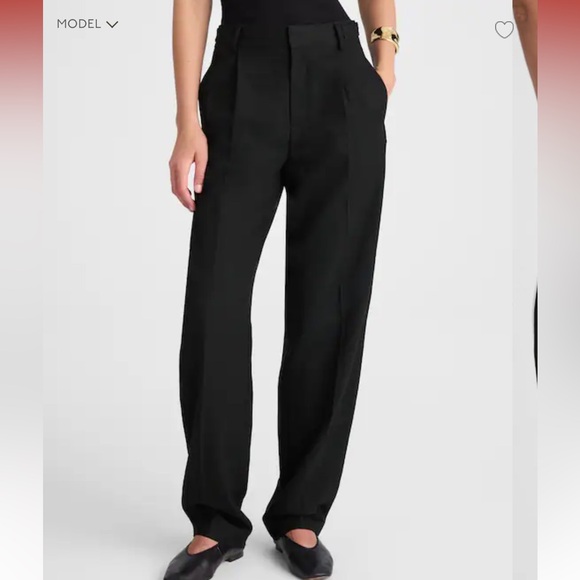 Madewell High-Rise Barrel-Leg Pants - Picture 2 of 6